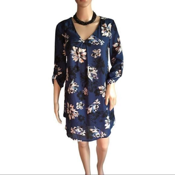 Lush Floral Mini Swing Dress - Picture 1 of 7